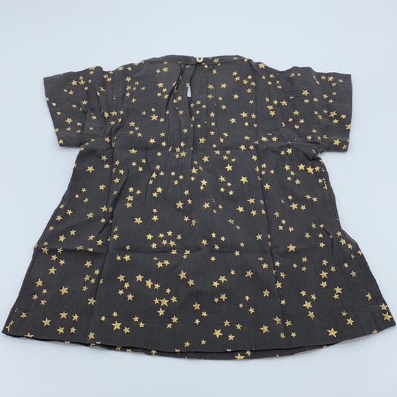 NWT Crewcuts Gold Star Top Girls Size 5 - Picture 2 of 7